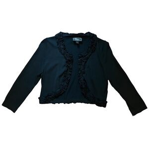 COLLECTION BY DRESSBARN BLACK CARDIGAN